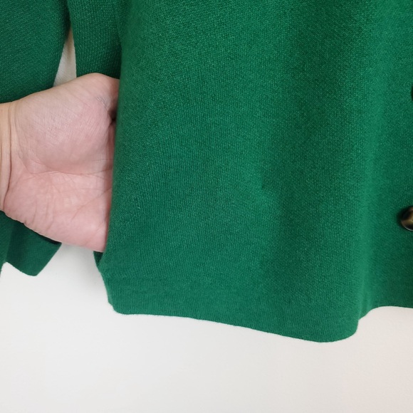 Marble Fashion Green Overshirt Shacket Button Front Cardigan - Picture 6 of 11